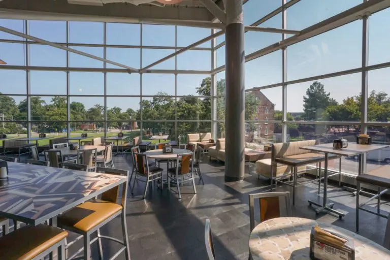 North Carolina A&T remodeled eating area.