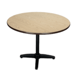 Round Laminated Table Top in Oak.