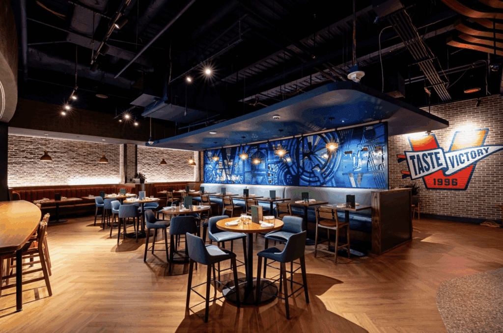 Level 99 lounge area