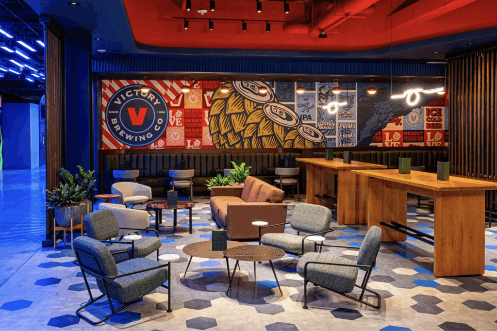Level 99 Chicago Lounge area