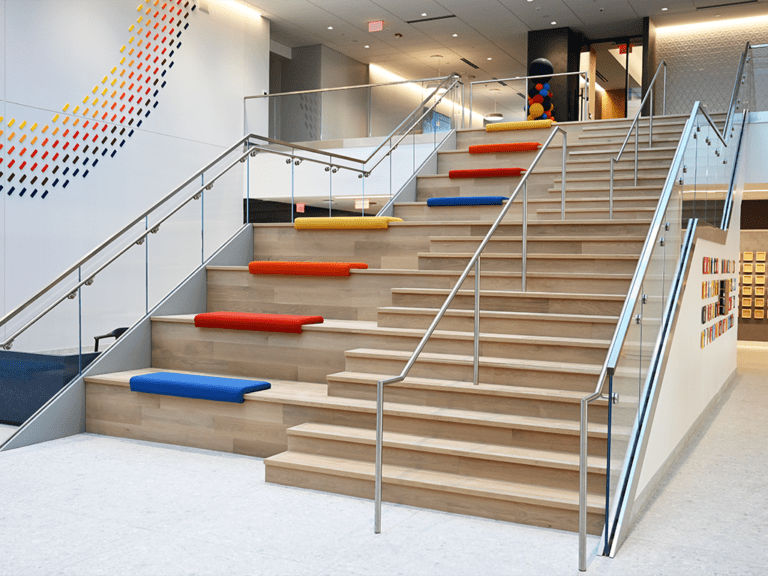Aldi millwork steps by SCI