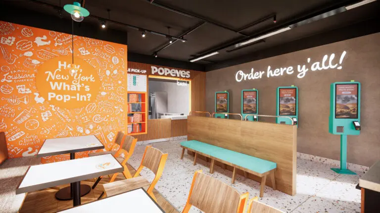 Pop-in Popeyes Restaurant