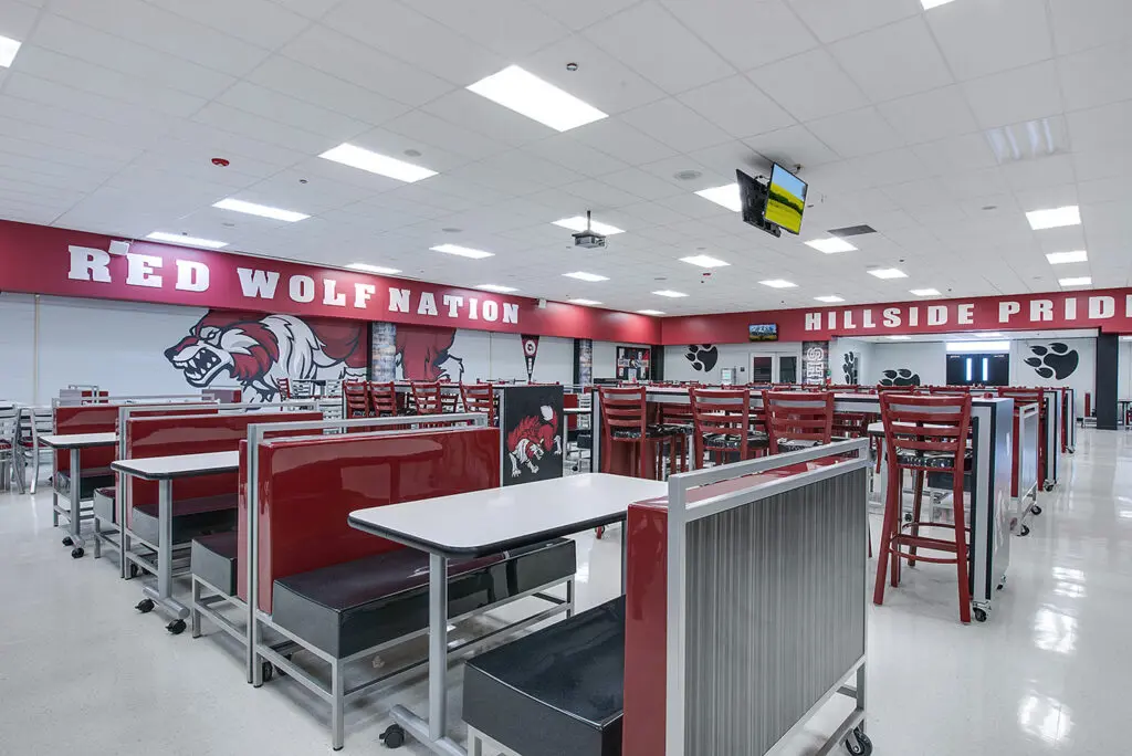 School cafeteria by SCI