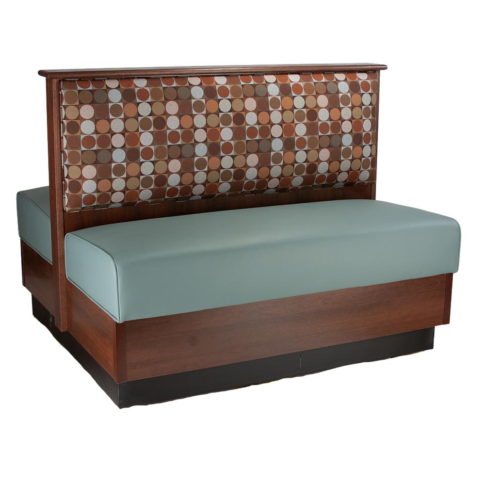 Meadow commercial double booth seating.
