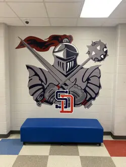 Knight Mascot graphic by SCI.