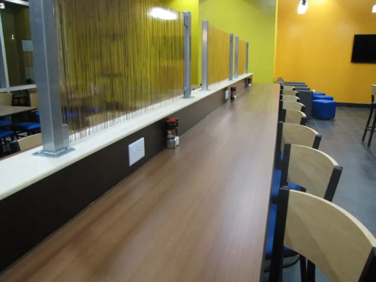 Custom community table with built-in outlets.
