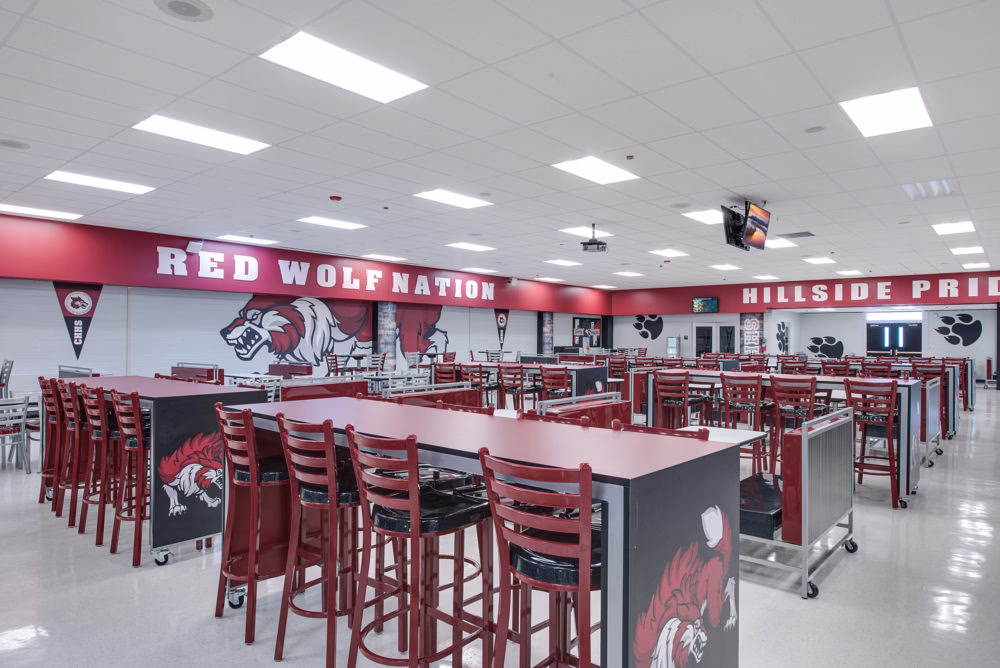 Capitol Hill High School cafeteria by SCI Custom