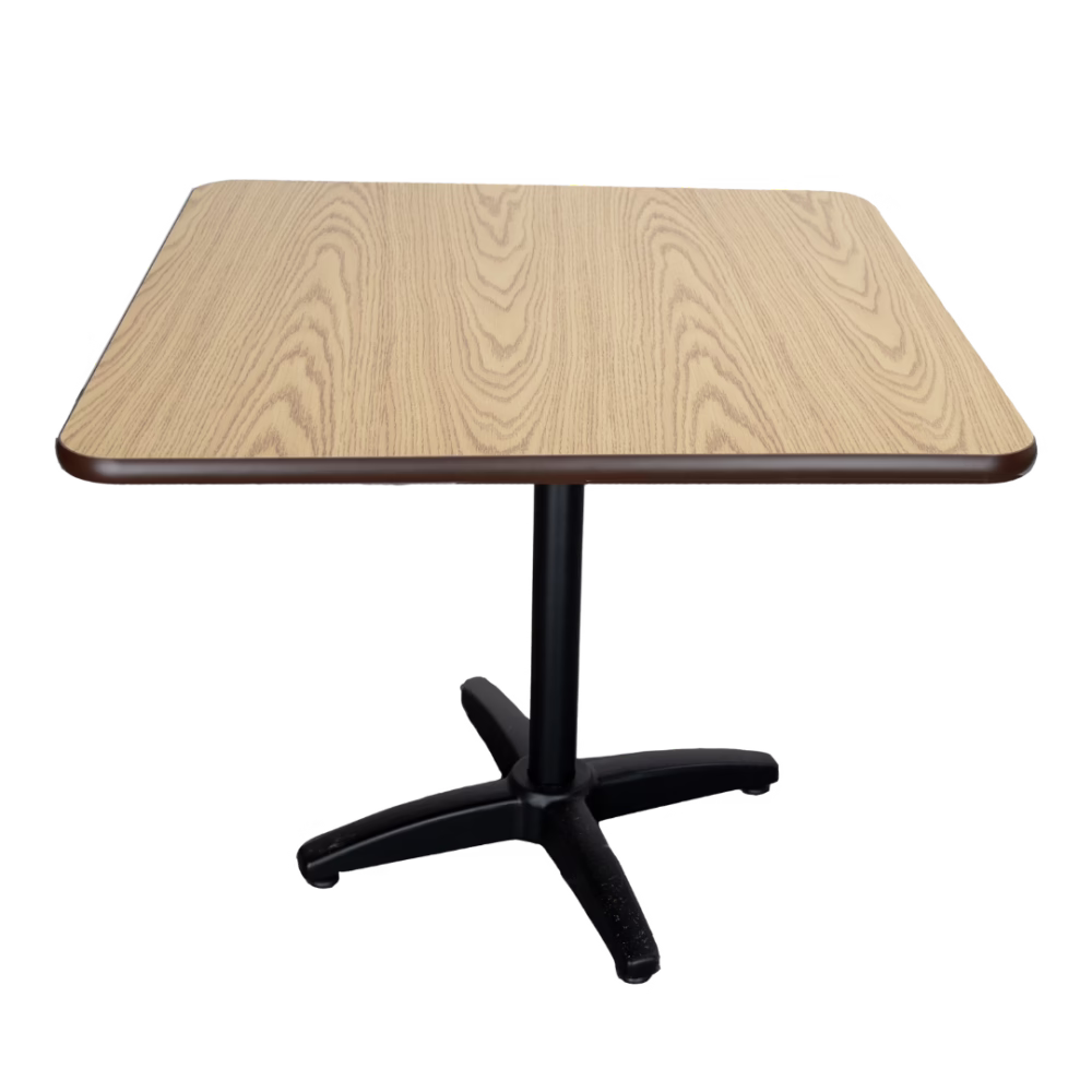 Square Laminated Table Top in Oak.