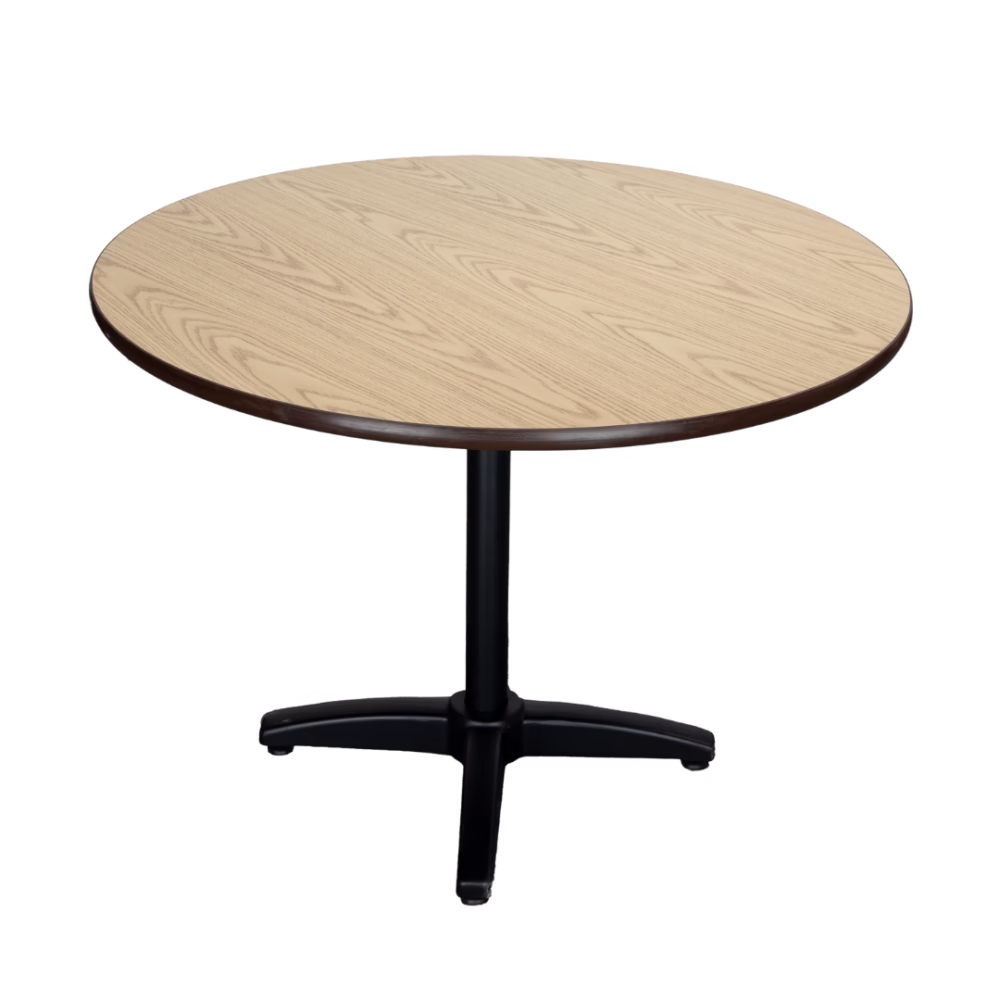 Round Laminated Table Top in Oak.