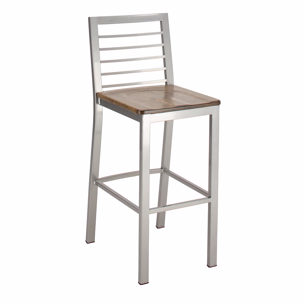 Ronda - Slat Back Barstool - Image 4
