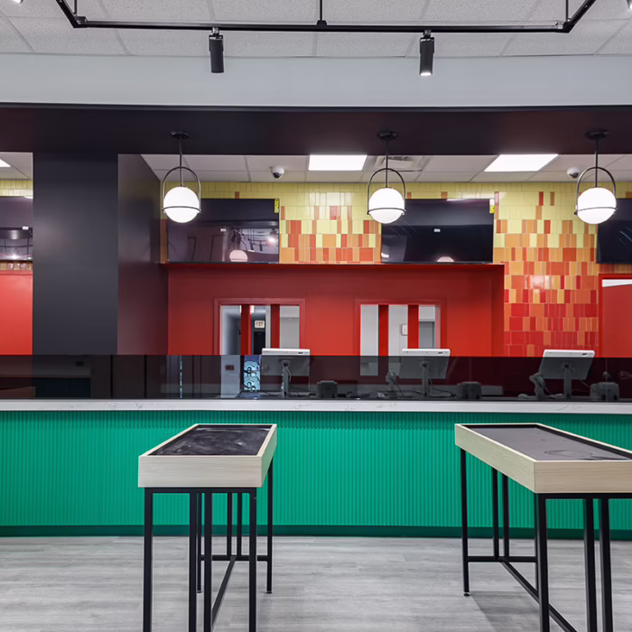 High Hopes checkout area with product displays.