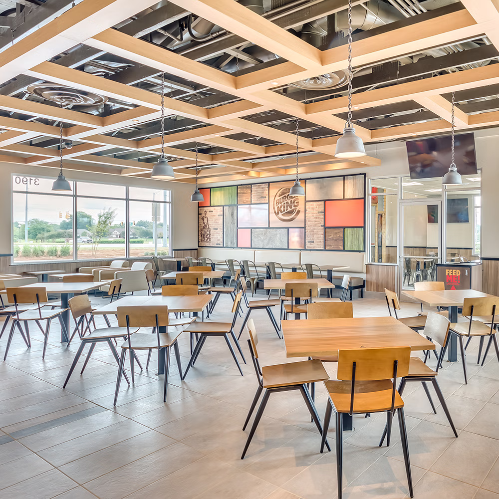 Burger King location with Terrace side chairs.
