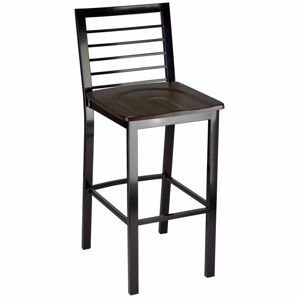 Ronda - Slat Back Barstool - Image 3
