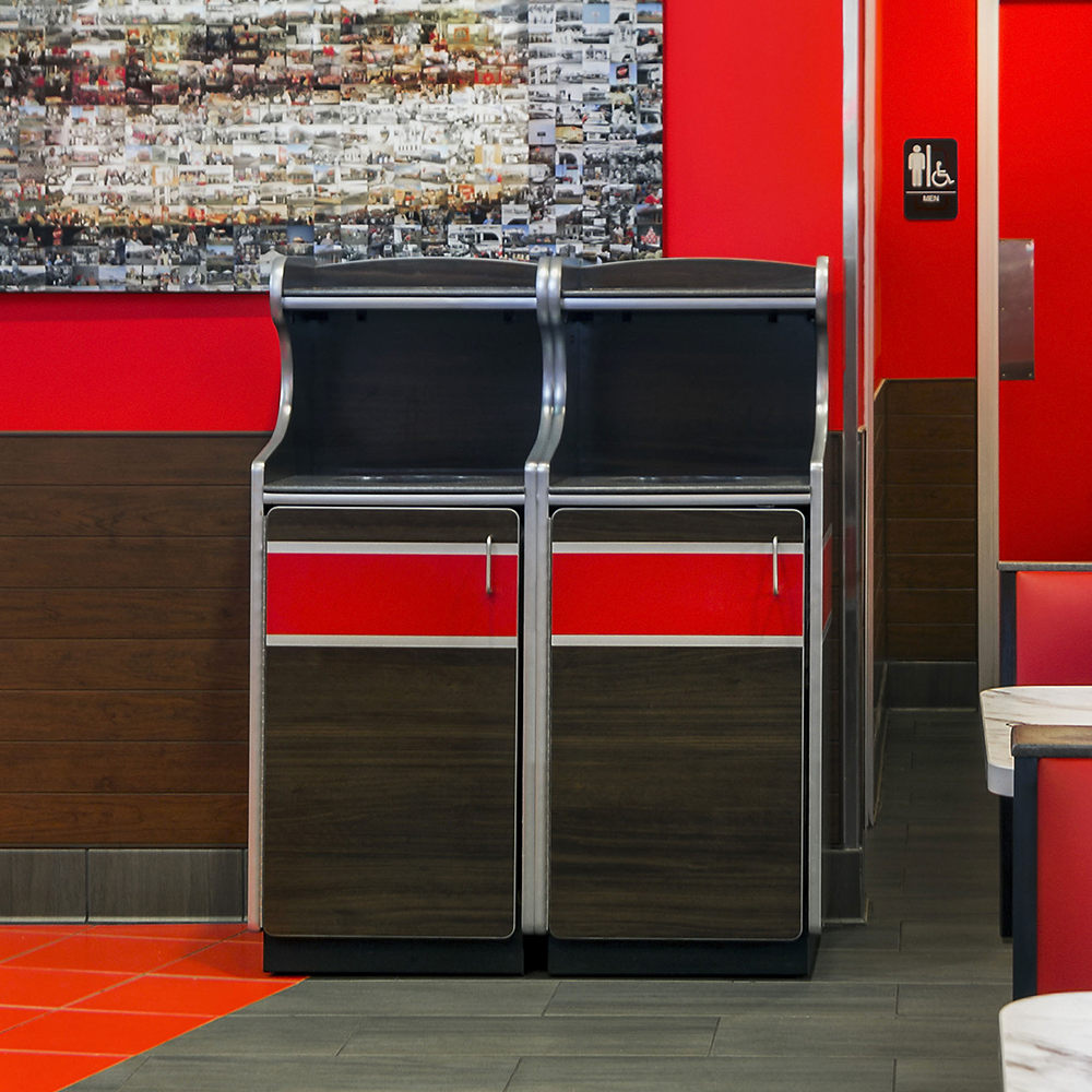 Trash receptacles