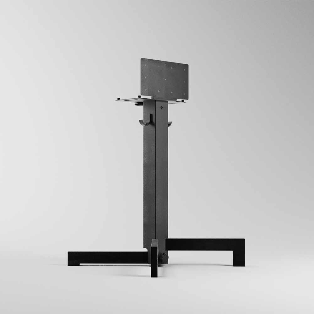 Flip Top Rockless Dining Height Table Base